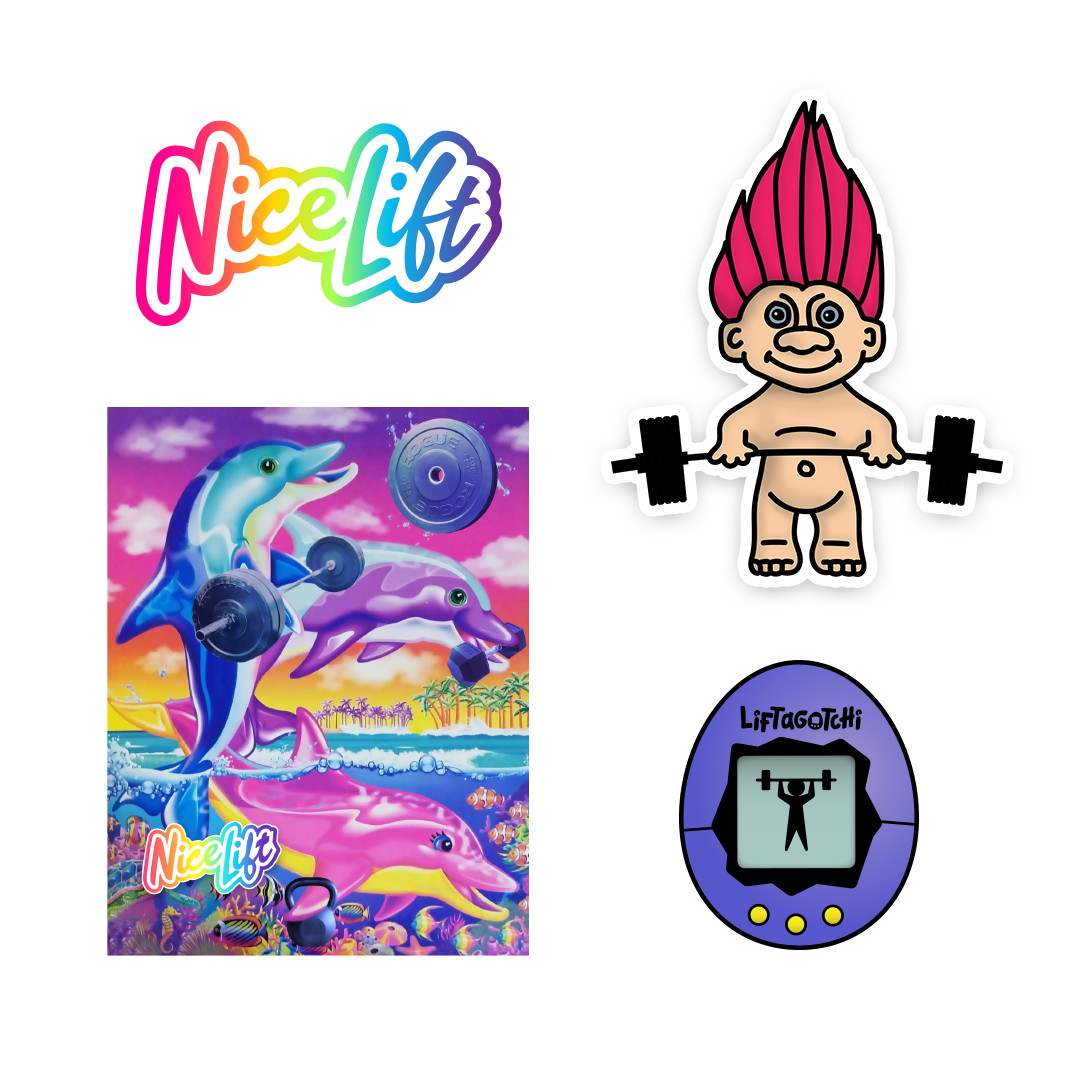 90s Stickers - Bundle #1 – Nice Lift Co.