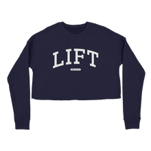 Load image into Gallery viewer, LIFT - Women&#39;s Crop Sweatshirt
